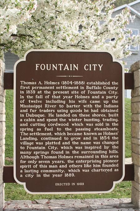 Holmes Landing Marker